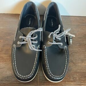 Thom McAn Men's 9 Navy Boat Shoes